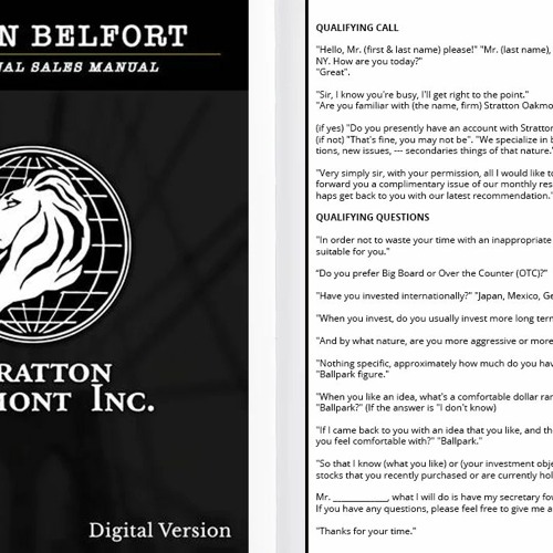 Stratton Oakmont Sales Script Pdf Download - Colaboratory