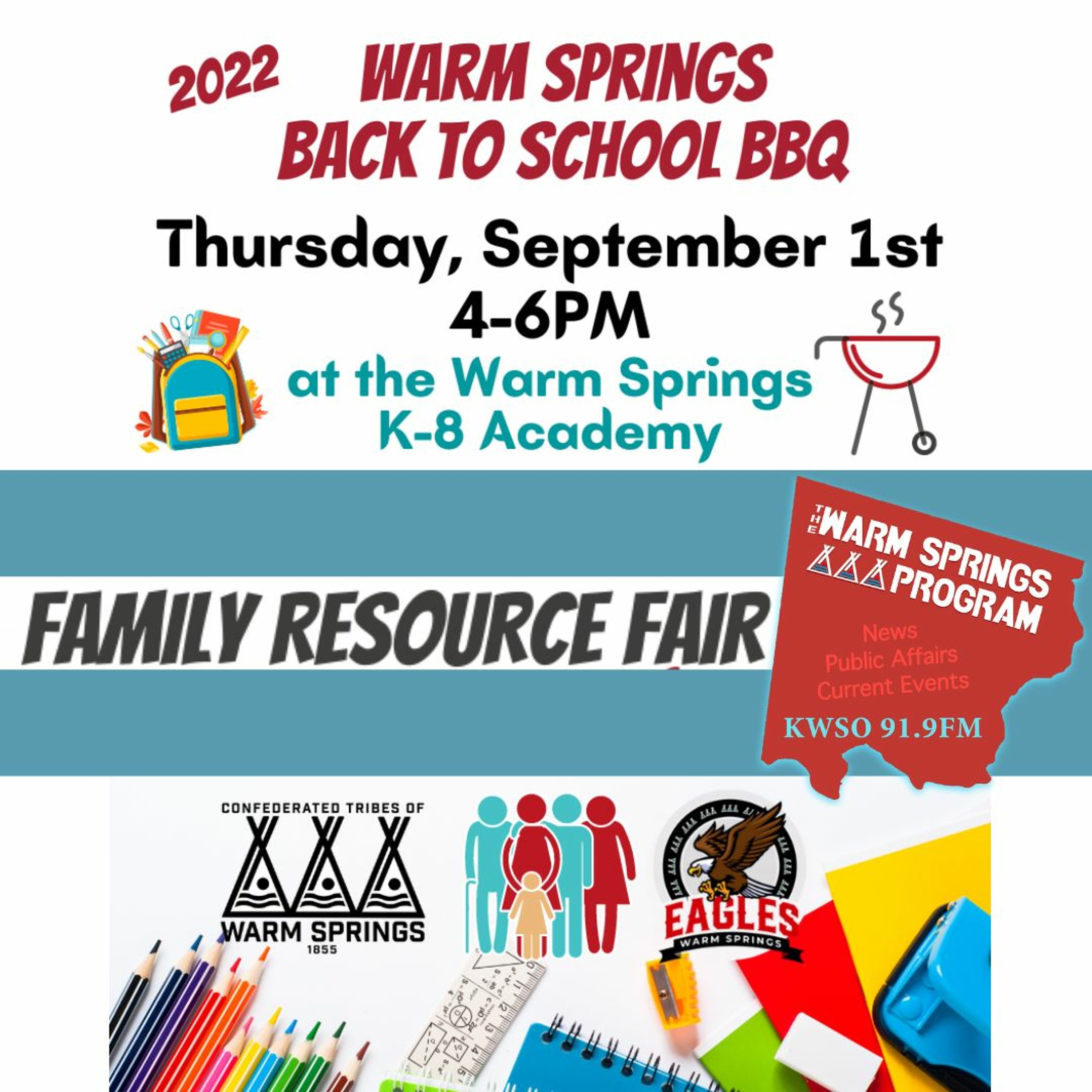 Back To School Resource Fair - KWSO Warm Springs Program Podcast episode artwork