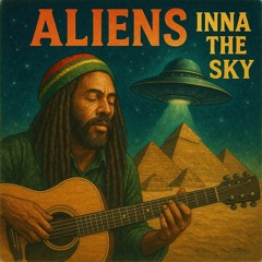 Aliens Inna The Sky by Alien Island Roots Collective