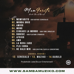 MemFarito 2024 - Kantlistoj de la Muzikalbumo de Samba - www.sambamuziko.com