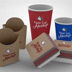 Paper Liner Mockup Free Kostenlos Downloaden