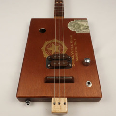Still Well Star 3 String Cigar Box Guitar CBG #2582