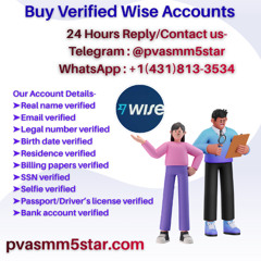Top Place to Buy Verified Wise Accounts Online...