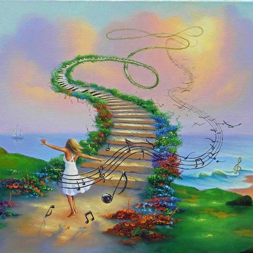 Музыкальное воображение развитие. Лестница в небо Джим Уоррен. Дорога к счастью. Гармония. Мечта о мире.
