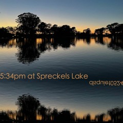 5:34pm at Spreckels Lake [disquiet0524]