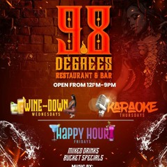 DJ Chris FT DJ Xtreme happy hour fridays 98 degrees