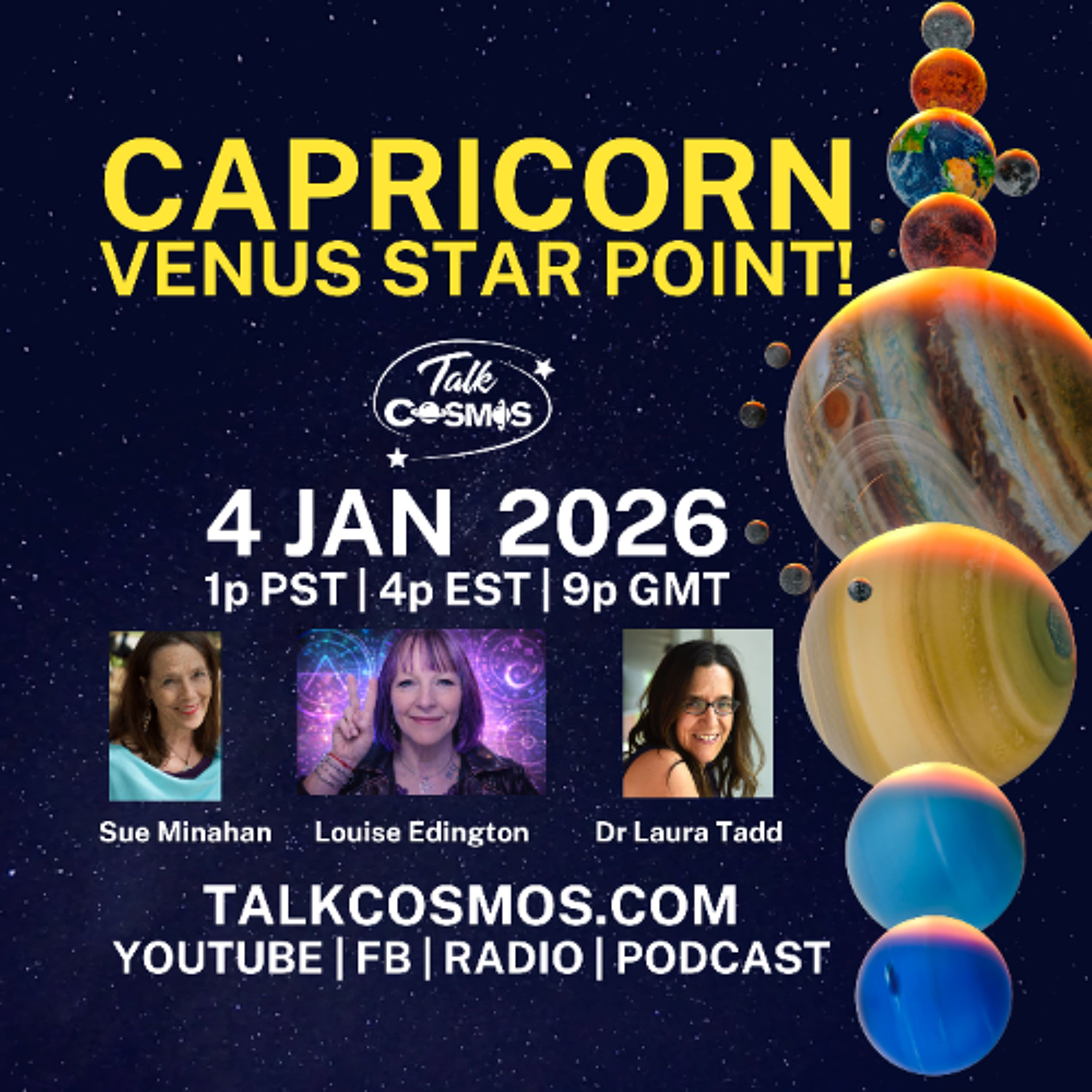 Talk Cosmos 01-04-26 Capricorn Venus Star Point