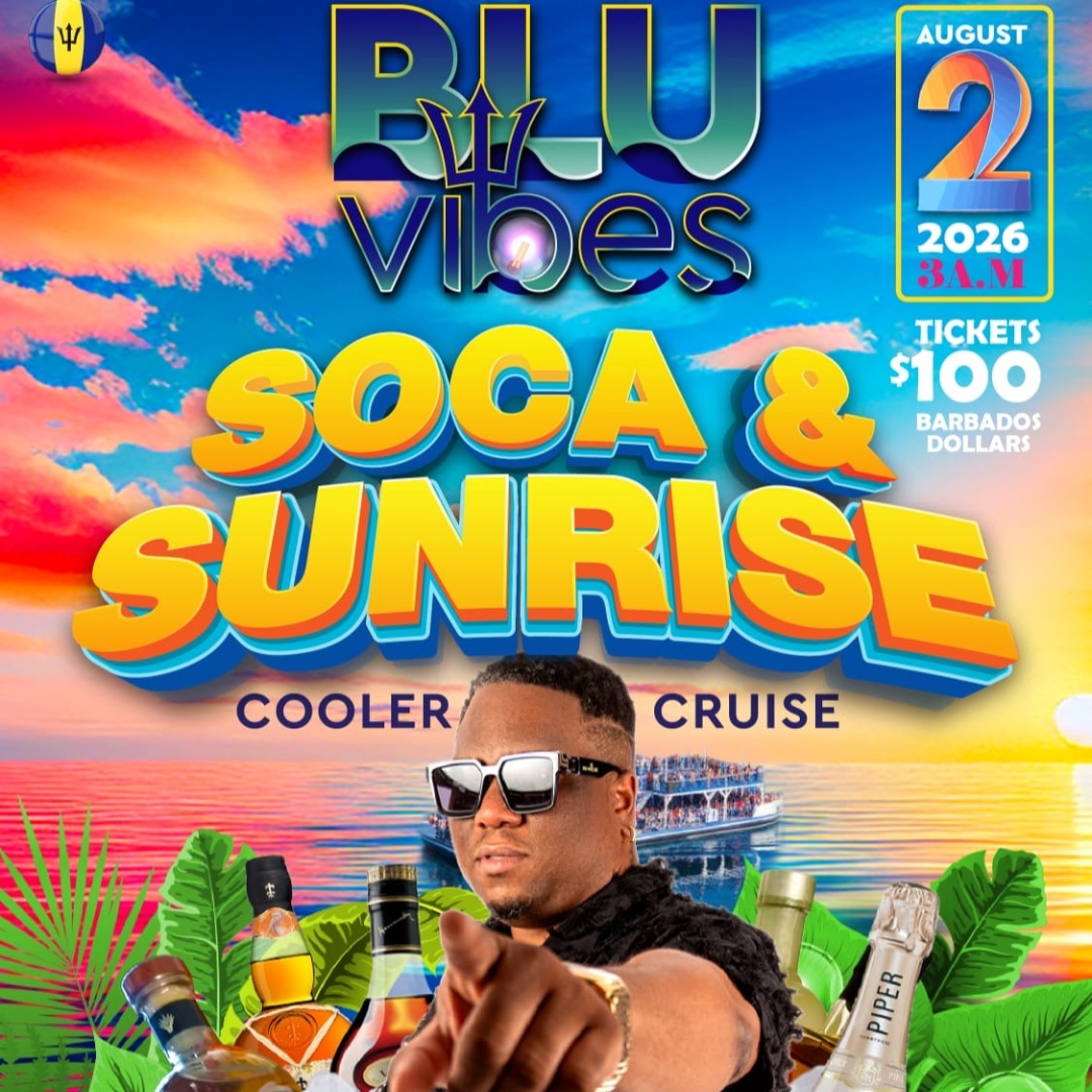 BLU VIBES - SOCA & SUNRISE - COOLER CRUISE
