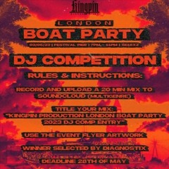 DRK - Kingpin Production London Boat Party 2023 DJ Comp Entry