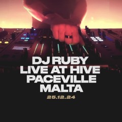 DJ Ruby Live at Hive Club, Paceville Malta 25.12.24