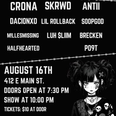 August 16th Emo Riot RVA Setlist