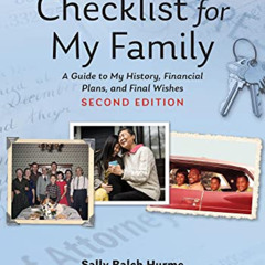 [READ] PDF 📬 ABA/AARP Checklist for My Family: A Guide to My History, Financial Plan