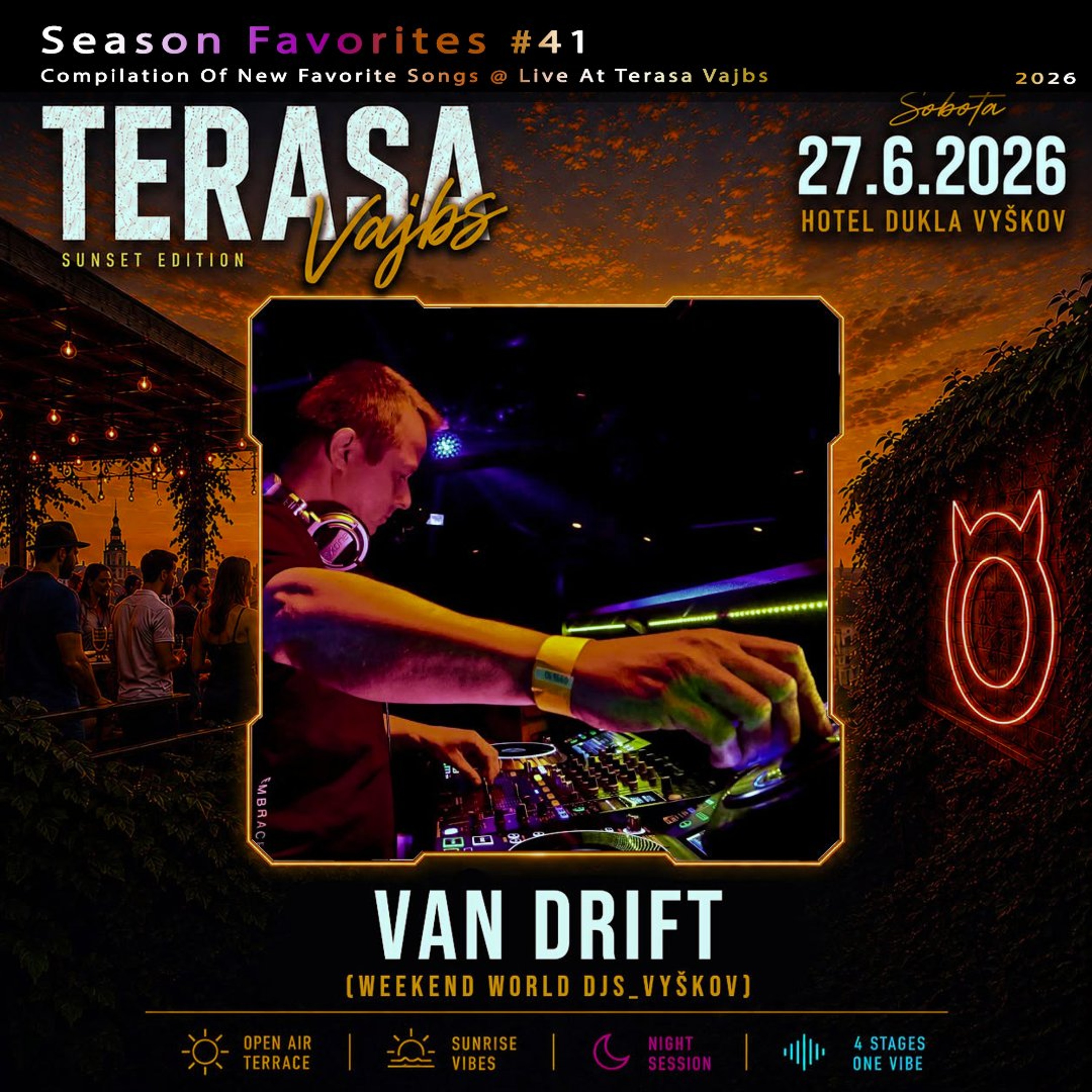 Van Drift @ Season Favorites #41 Terasa Vajbs_ Main Stage episode artwork