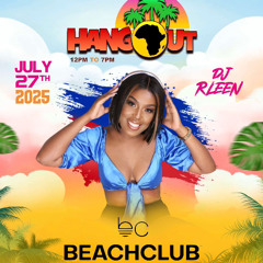 Dj Rleen mix 2025  live set at Hangout beach club
