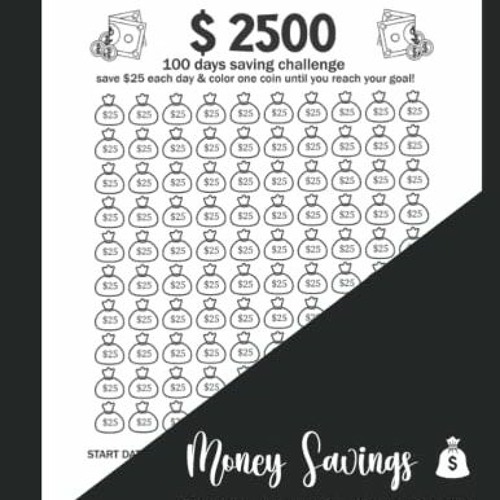 Stream $+ 2023 Money Savings Challenges Book, Easy Cash Budget