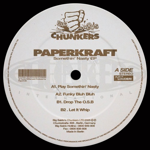 PREMIERE: Paperkraft - Funky Bluh Bluh [Big Saldo's Chunkers]