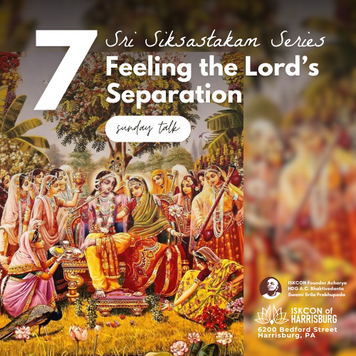 Pariksit Prabhu - SLF - Sri Siksastakam Verse 7 - Feeling the Lord's Separation - 3.9.2025
