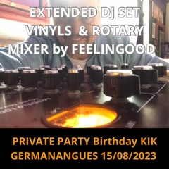 FEELINGOOD LIVE VINYLS DJ SET & ROTARY MIXER