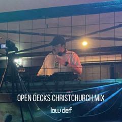 Open Decks Christchurch Feature Mix