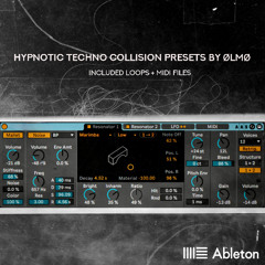 Hypnotic Techno Collision Presets + Loops + Midi By ØLMØ