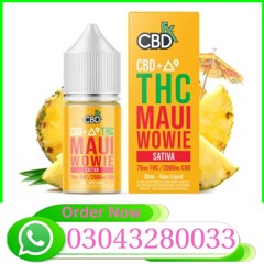 CBD + Delta-9 THC Vape Juice: Maui Wowie – Sativa In Pakistan | {03043280033}