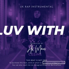 D Block Europe x Central Cee Melodic Rap Beat - "LUV WITH U"