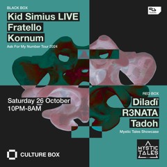 Kornum warmup for Kid Simius @ Culture Box 26.10.24