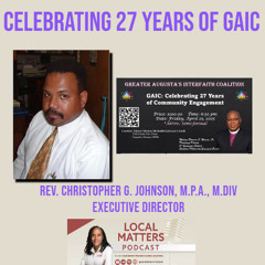 Celebrating 27 years of GAIC with Reverend Christopher Johnson