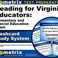 PDF Reading for Virginia Educators: Elementary and Special Education Exam Flashc
