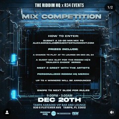 THE RIDDIM HQ x R34 EVENTS COMPETITION: EGOOSHKA MIX (DECEMBER 2024)