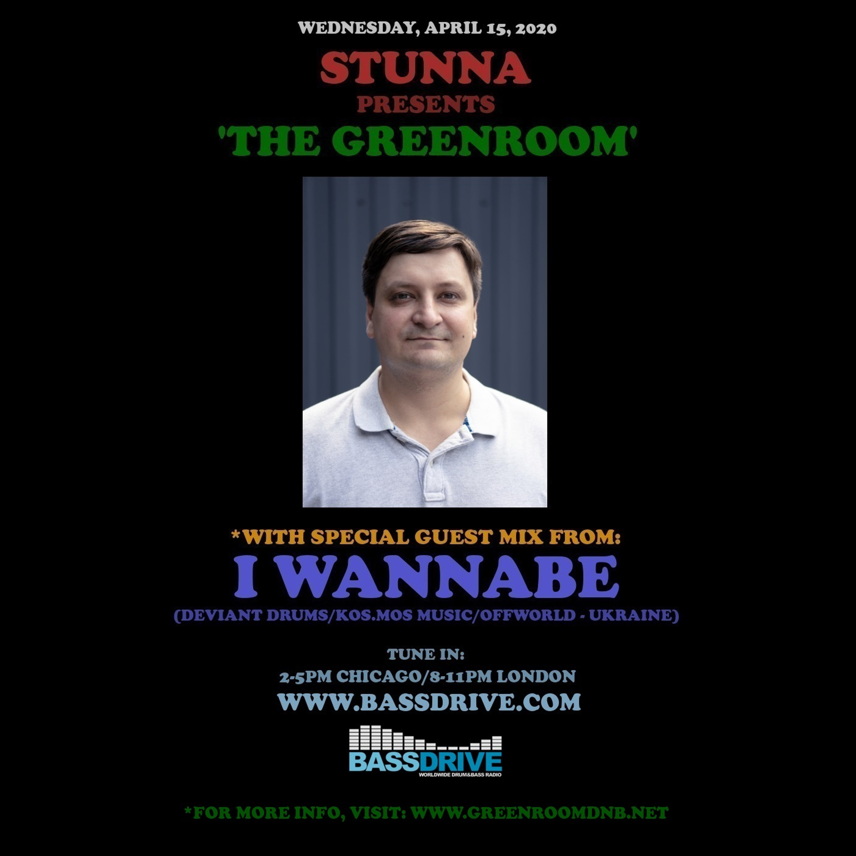 STUNNA Presents THE GREENROOM with I WANNABE Guest Mix April 15 2020 episode artwork