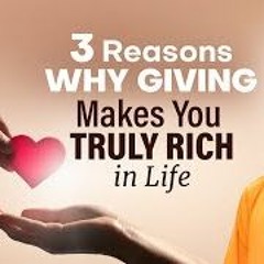 Art and Science of Happiness Episode 11 - 3 Reasons Why Giving Makes You Truly Rich