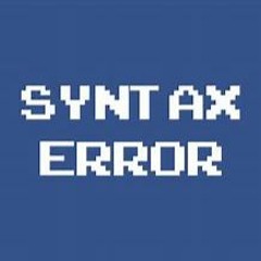 Syntax Error