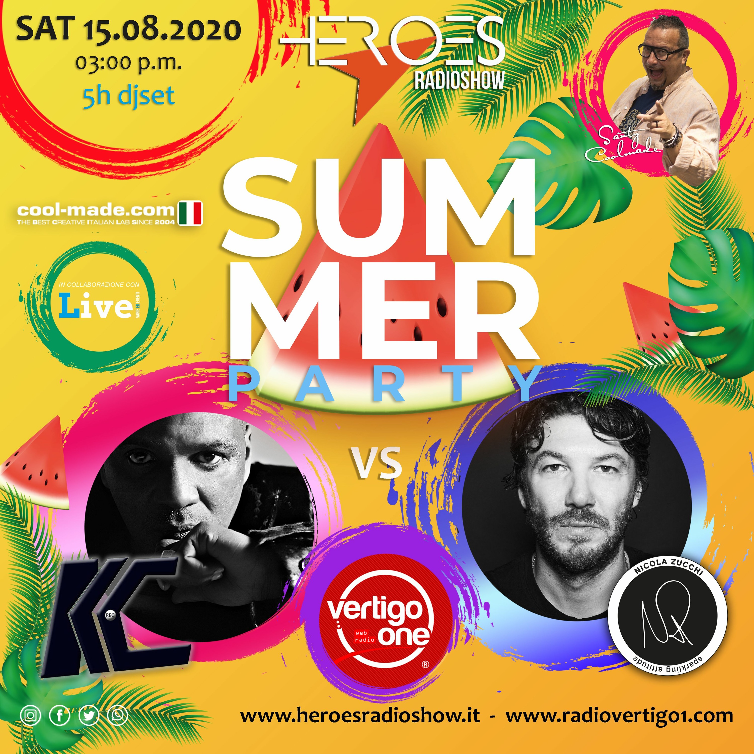 Speciale HEROES RadioShow - SummerParty - NICOLA ZUCCHI vs KENNY CARPENTER episode artwork