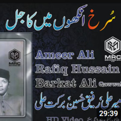 Surkh Ankho main Kajal By Rafiq Hussain Ameer Ali Barkart Ali