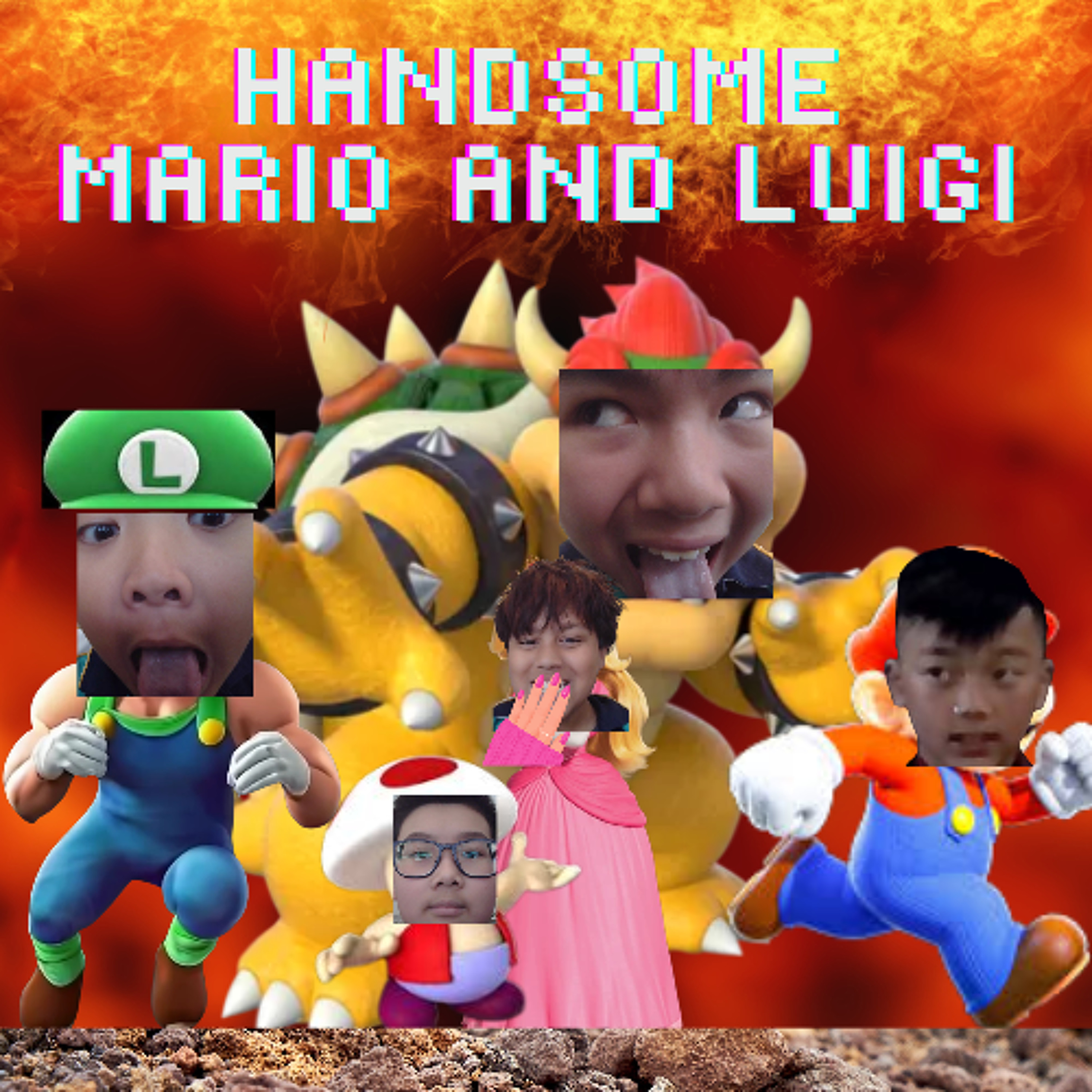 Handsome Mario and Luigi - Isaac Nicholas Brian George Thomas - St Margret Marys