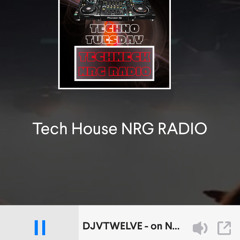 DJVTWELVE NRG RADIO TECH HOUSE SATURDAY