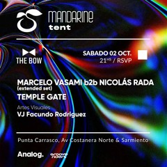 Temple Gate pres. Primitive - Live 02.10.21 @ Mandarine Tent w/ Nicolas Rada b2b Marcelo Vasami