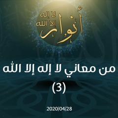 من معاني لا إله إلا الله (3) - د.محمد خير الشعال