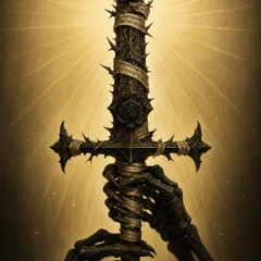 CROWNED IN THORNS, SHE RIDES!
