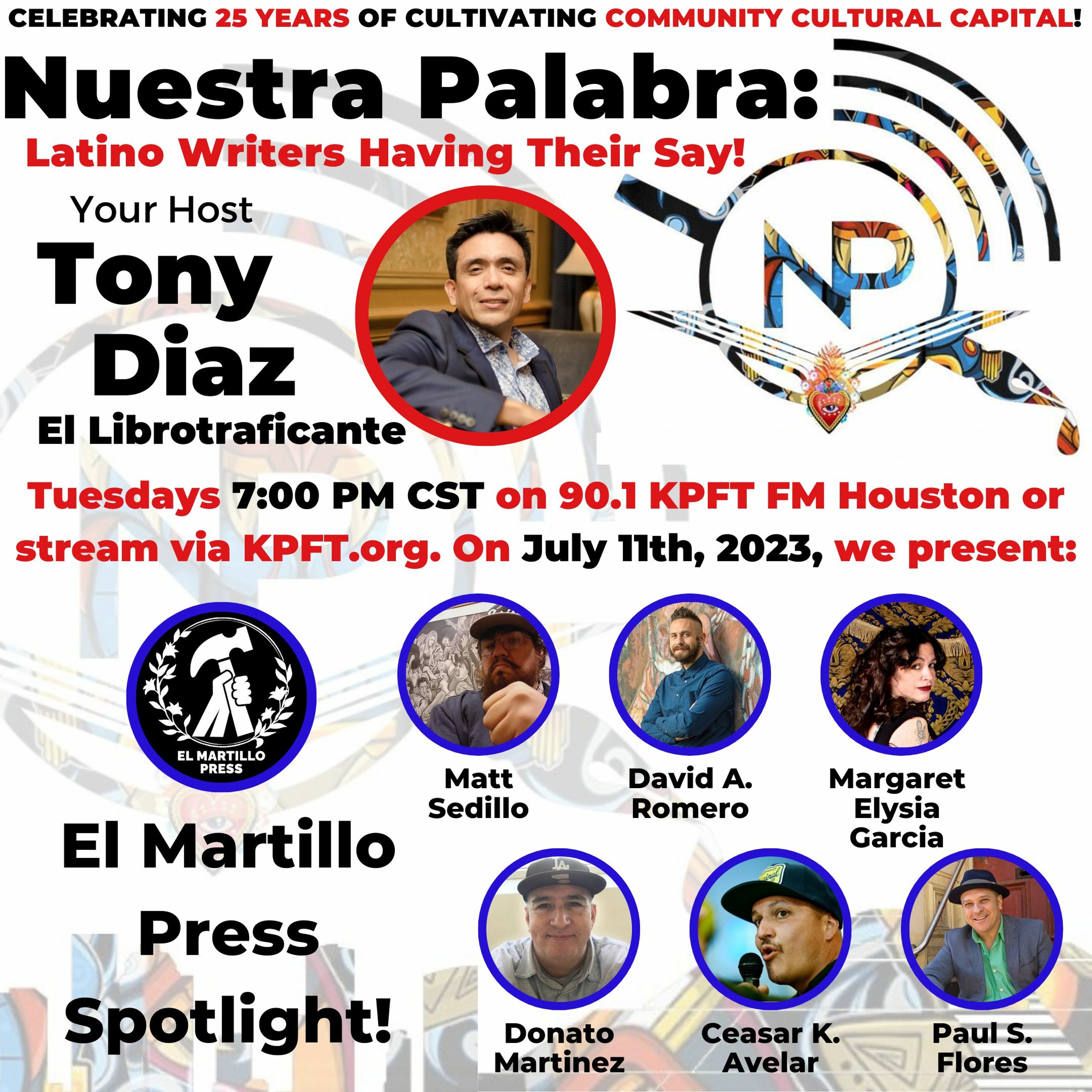 Nuestra Palabra: Latino Writers Have Their Say w/ Tony Diaz