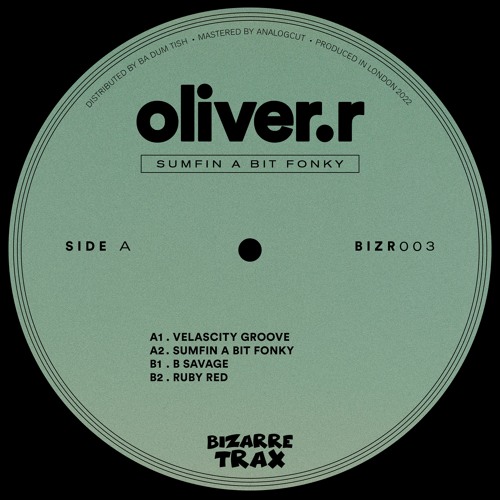 oliver.r - Sumfin A Bit Fonky EP (BIZR003)