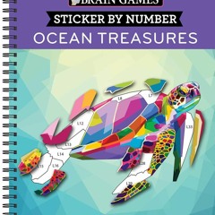 ❤ PDF Read Online ❤ Brain Games - Sticker by Number: Ocean Treasures f