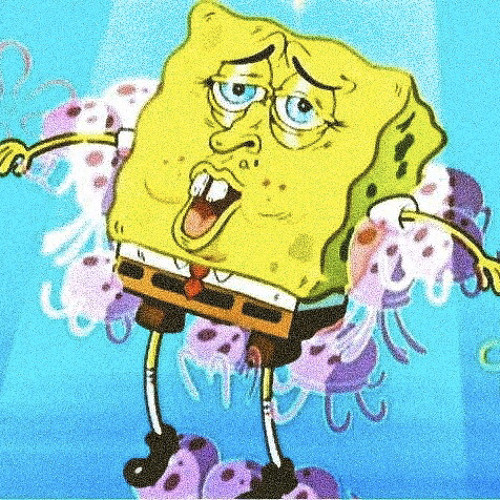 Spongebob very sad me listening to very sad music