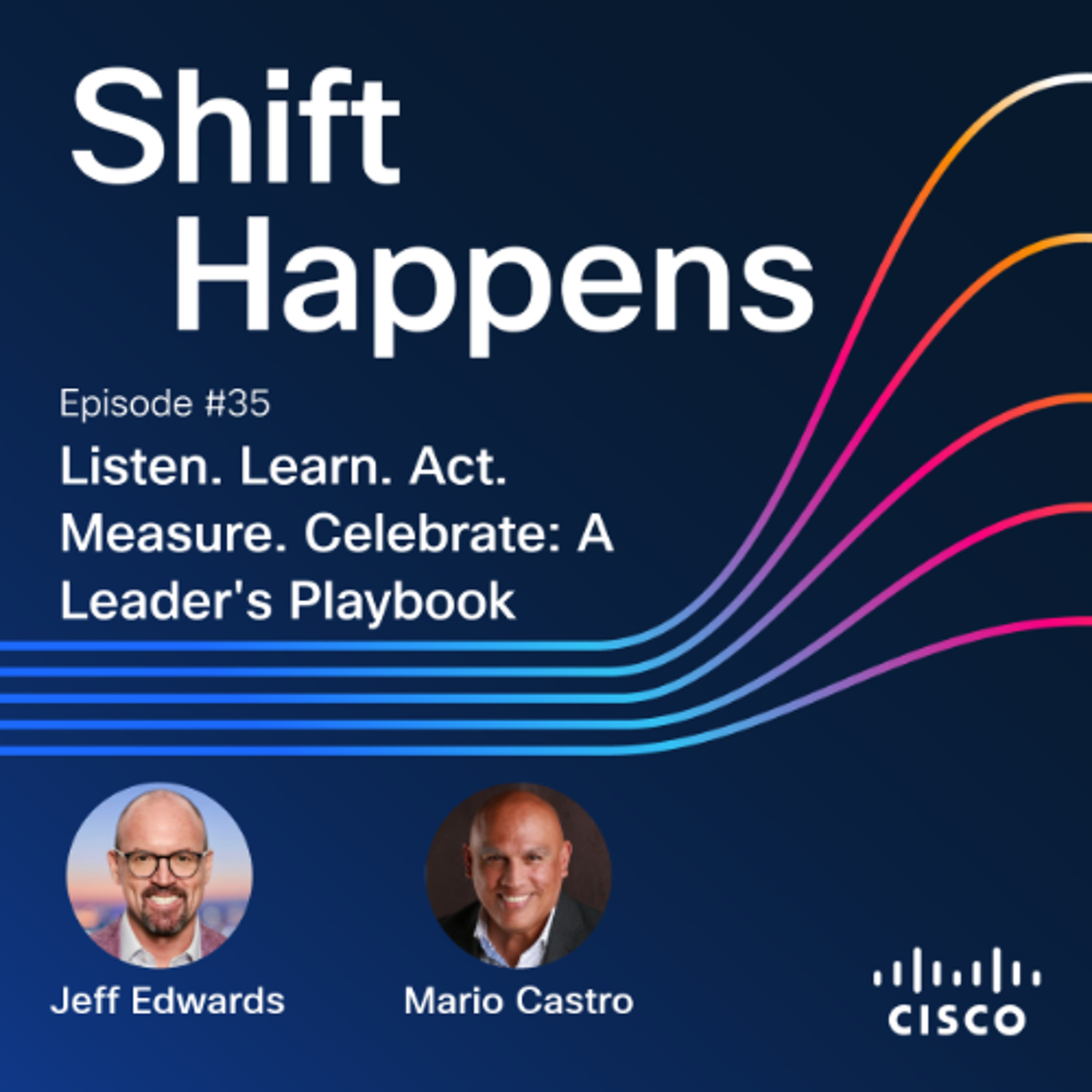 SHIFT HAPPENS - EP.35: Listen. Learn. Act. Measure. Celebrate: A Leader's Playbook w/Mario Castro