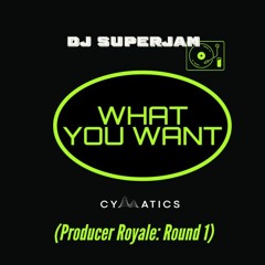 What you want (Cymatics Producer Royal: Round 1)