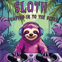 Sloth jumping into the scene