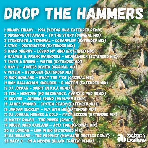 Drop the hammers - Tech and Hard Trance - August 24
