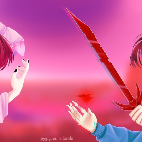 Glitchtale bring it on! frisk VS Betty noire