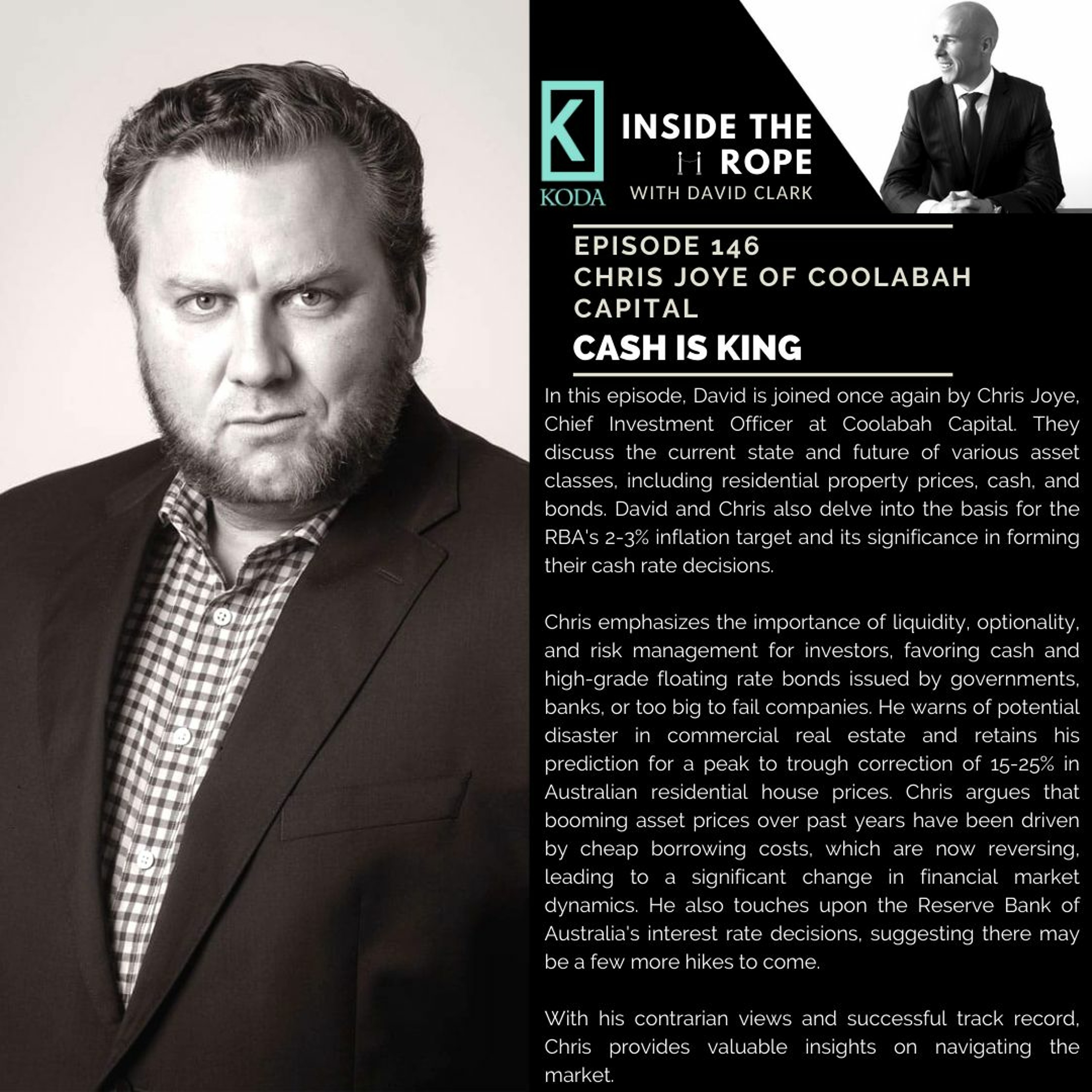 Ep 146: Chris Joye - Cash is king